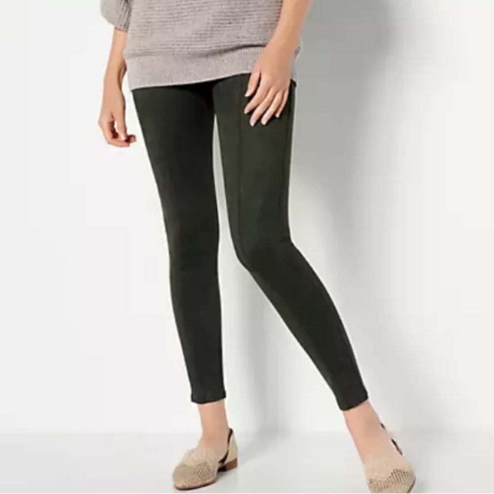 Spanx Faux Suede Leggings Small Pristine Condition Small